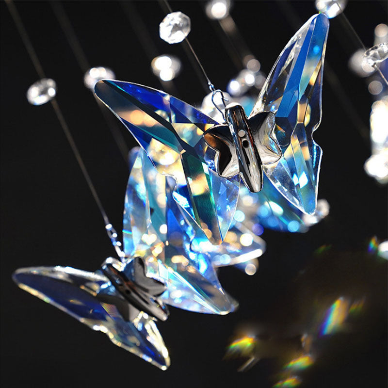 Butterfly Shape Crystal Chandelier - Ceiling Light