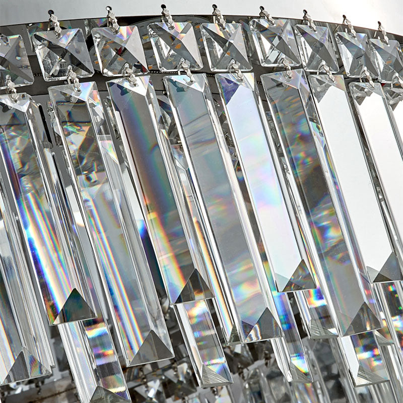 Modern Irregular Crystal Flush Mount Ceiling Light