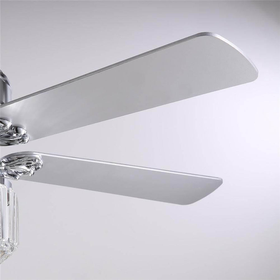 5 - Blade Crystal Ceiling Fan with Remote Control