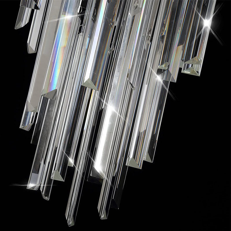 Modern Spiral Crystal Chandelier - Staircase Chandelier